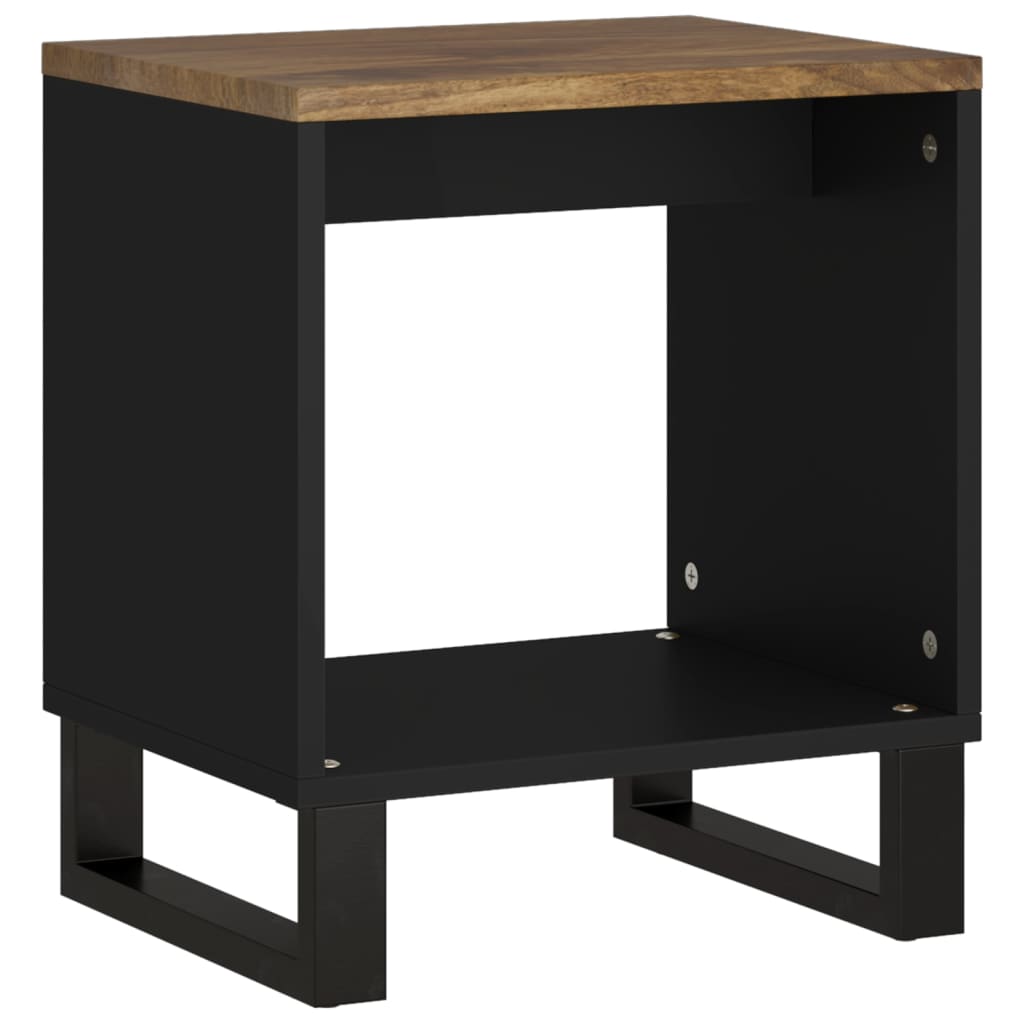 Table basse 40x31x46 cm Bois de manguier solide et d'ingénierie - XIOS