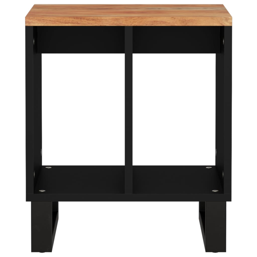 Table d'appoint 40x31x46cm Bois d'acacia solide et d'ingénierie - XIOS