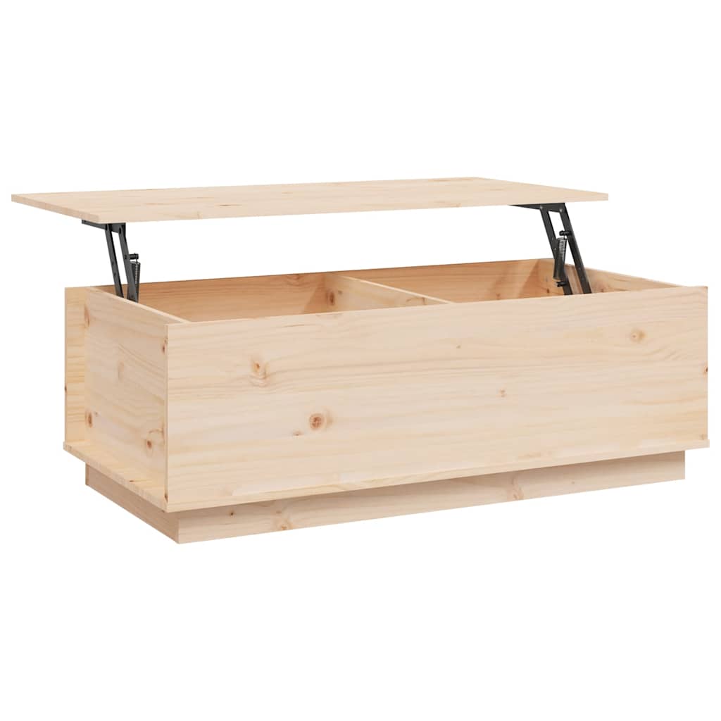 Table basse 100x50x35 cm Bois massif de pin - XIOS