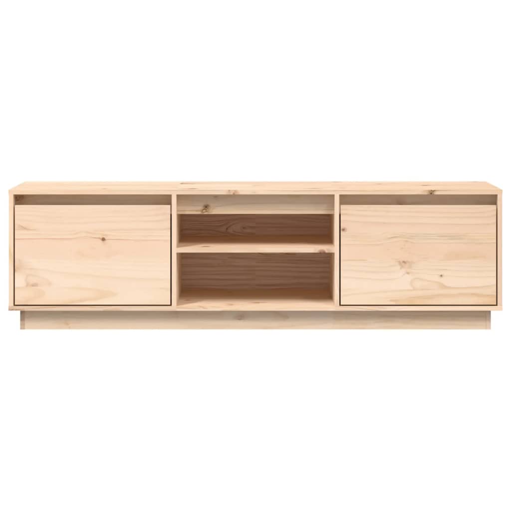Meuble TV 140x35x40 cm Bois de pin massif - XIOS