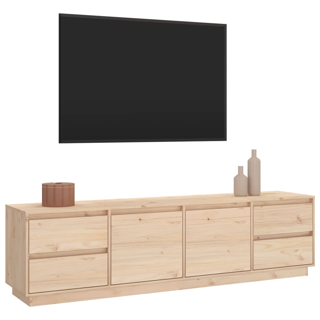 Meuble TV 176x37x47,5 cm Bois de pin massif - XIOS