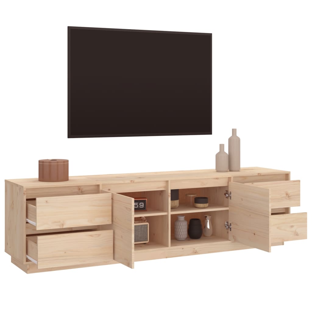 Meuble TV 176x37x47,5 cm Bois de pin massif - XIOS