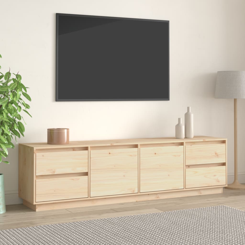 Meuble TV 176x37x47,5 cm Bois de pin massif - XIOS