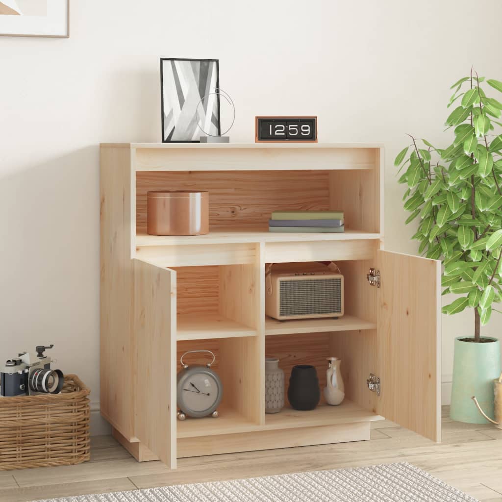 Buffet 70x34x80 cm Bois massif de pin - XIOS