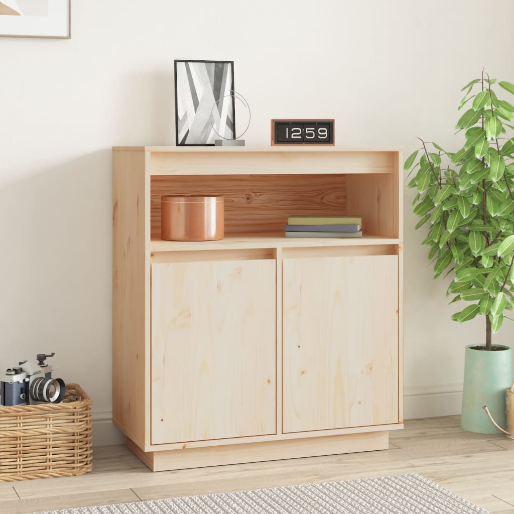 Buffet 70x34x80 cm Bois massif de pin - XIOS