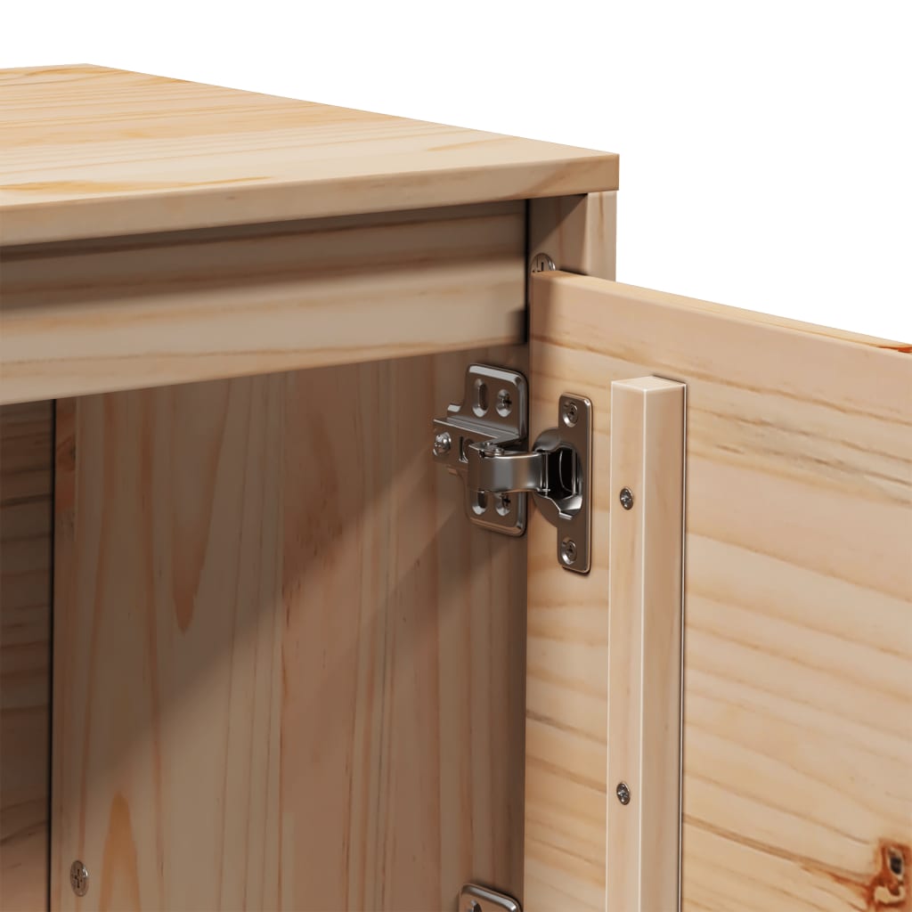 Meuble TV 156x37x45 cm Bois de pin massif - XIOS