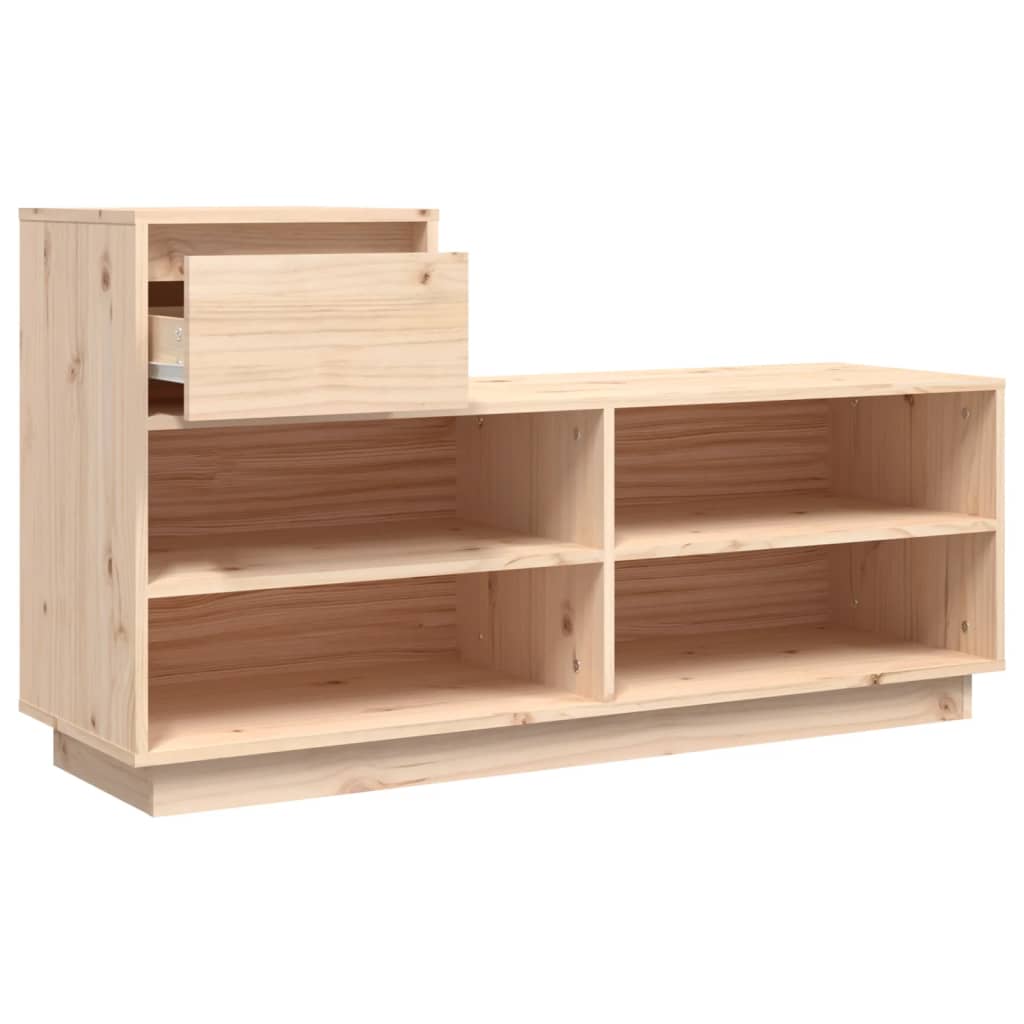 Armoire à chaussures 110x34x61 cm Bois de pin massif - XIOS