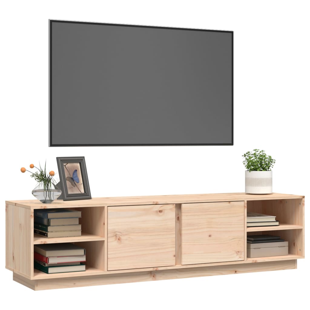 Meuble TV 156x40x40 cm Bois de pin massif Meubles TV vidaXL   