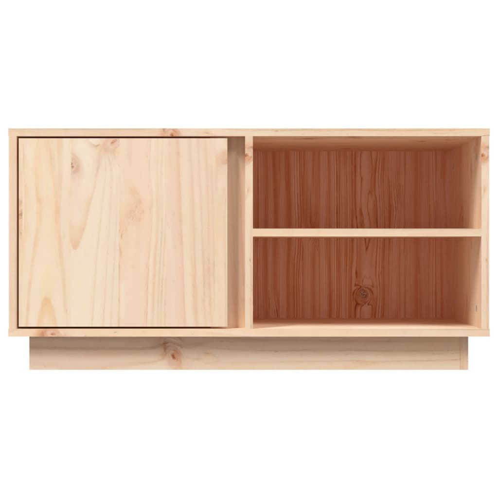 Meuble TV 80x35x40,5 cm Bois de pin massif - XIOS