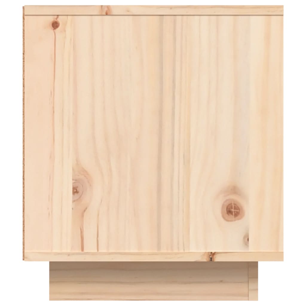 Meuble TV 80x35x40,5 cm Bois de pin massif - XIOS