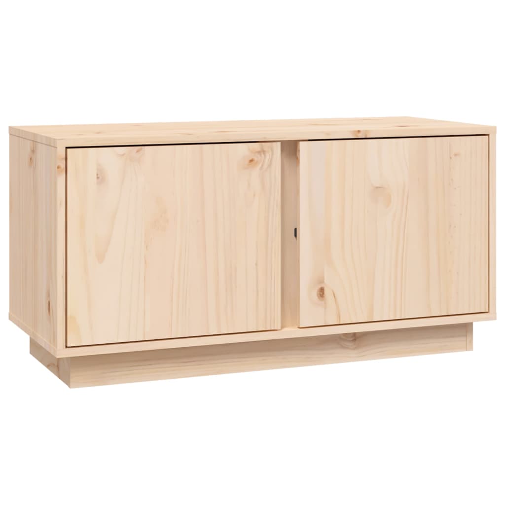 Meuble TV 80x35x40,5 cm Bois de pin massif - XIOS