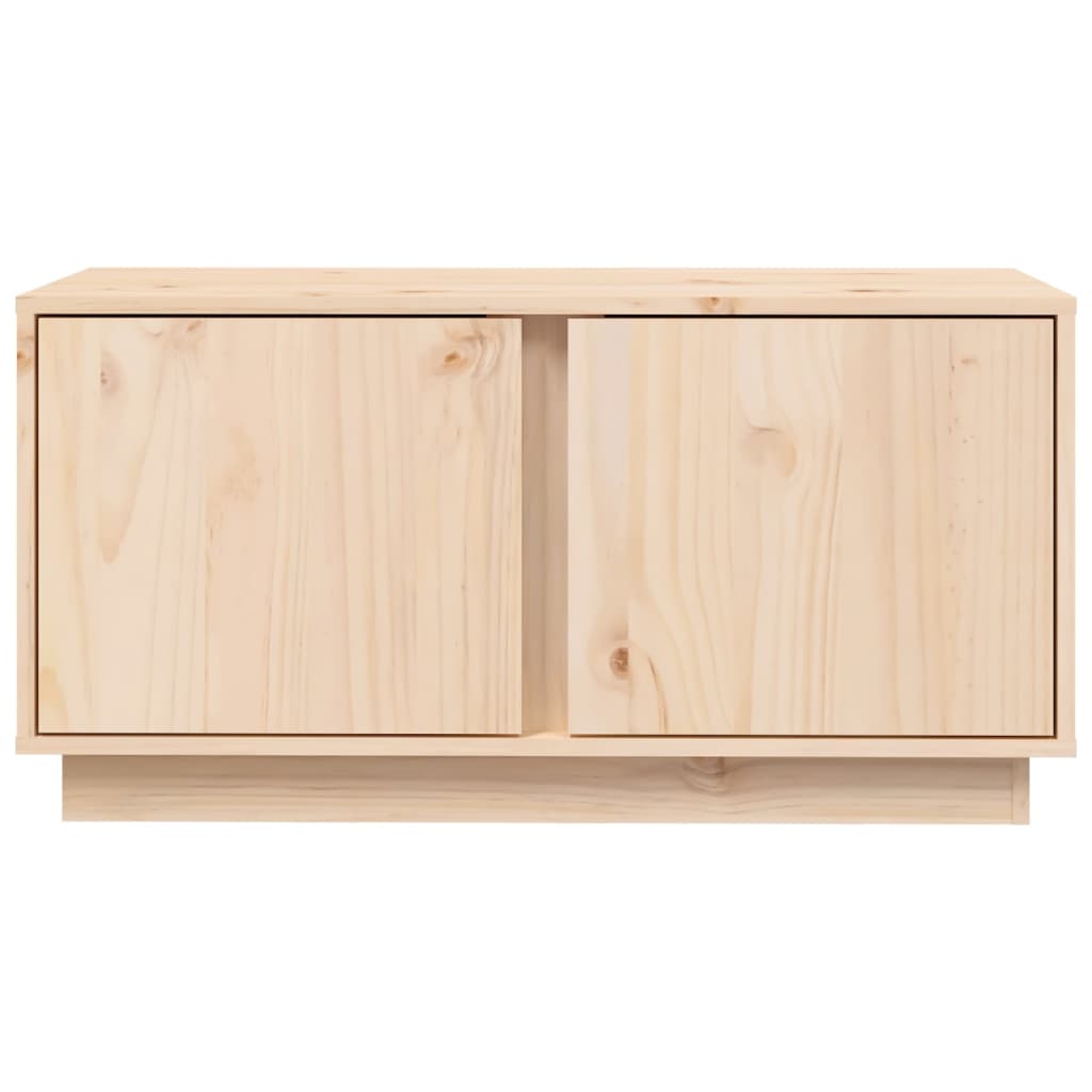 Meuble TV 80x35x40,5 cm Bois de pin massif - XIOS