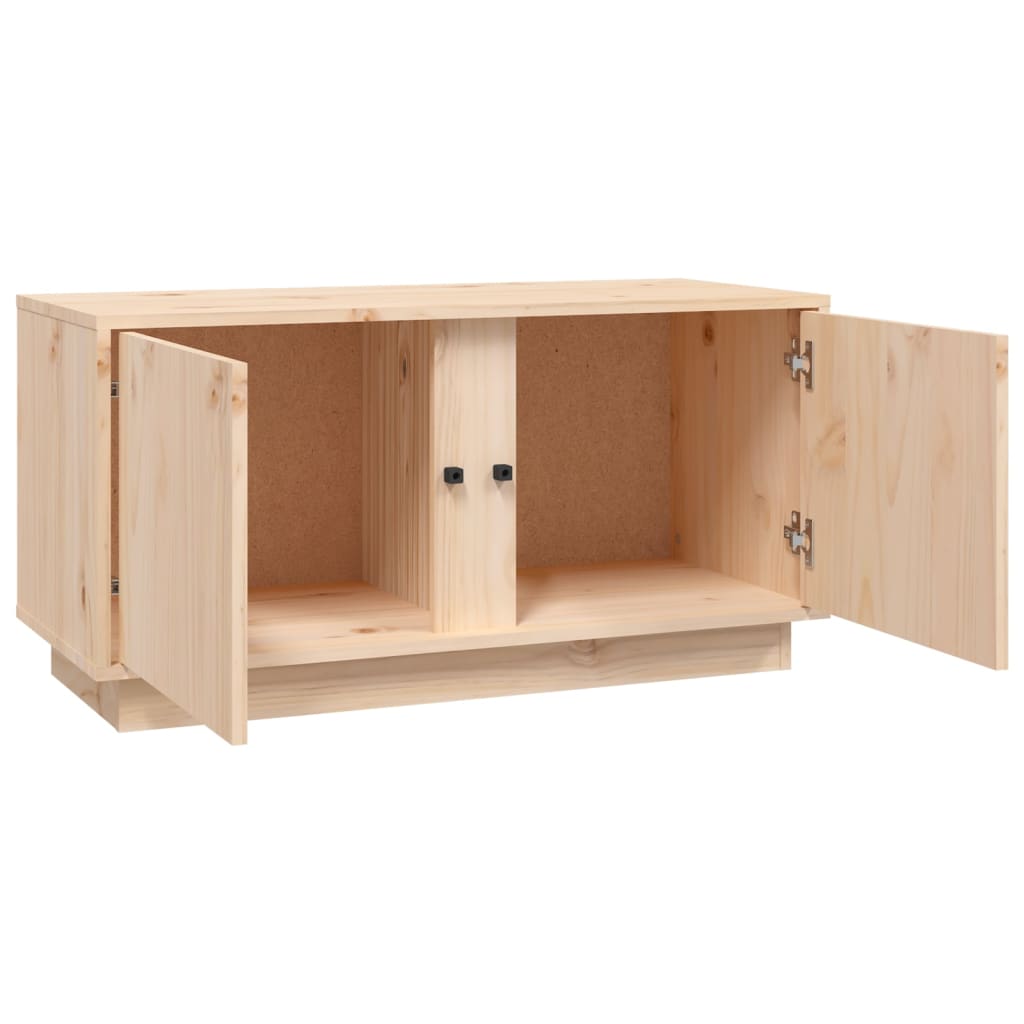 Meuble TV 80x35x40,5 cm Bois de pin massif - XIOS