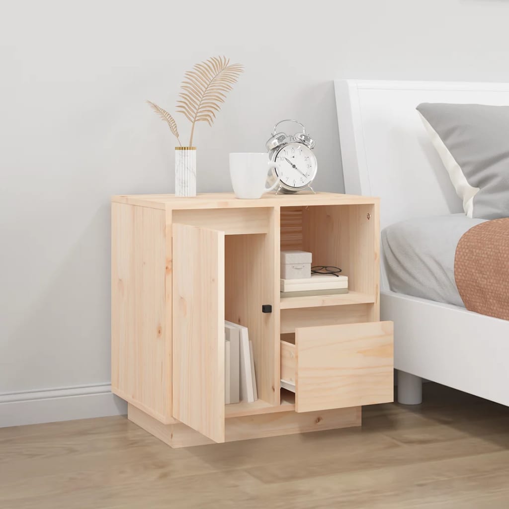 Table de chevet 50x34x50 cm Bois de pin massif - XIOS