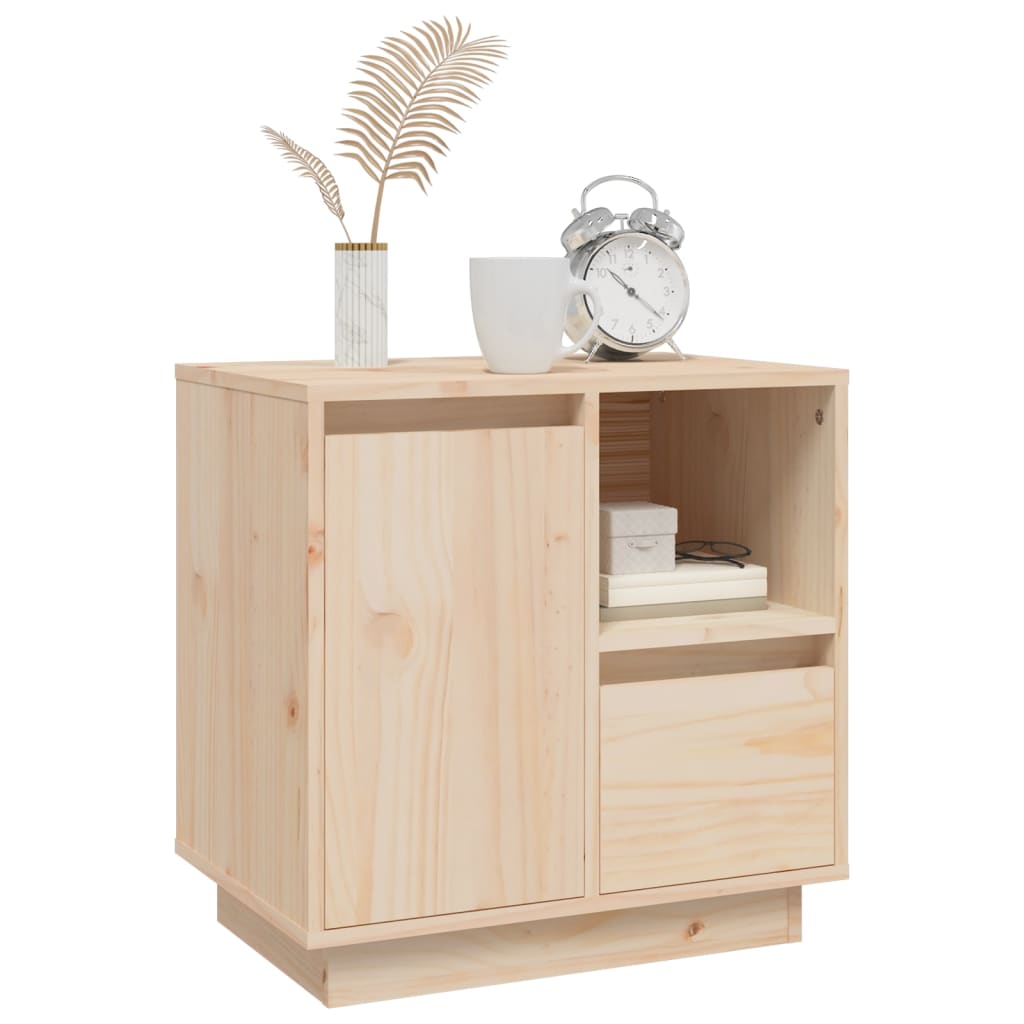 Table de chevet 50x34x50 cm Bois de pin massif - XIOS