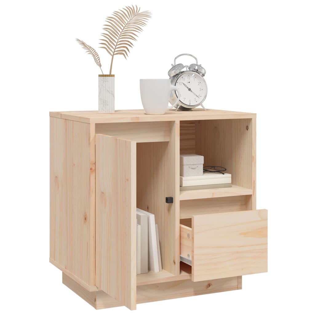 Table de chevet 50x34x50 cm Bois de pin massif - XIOS
