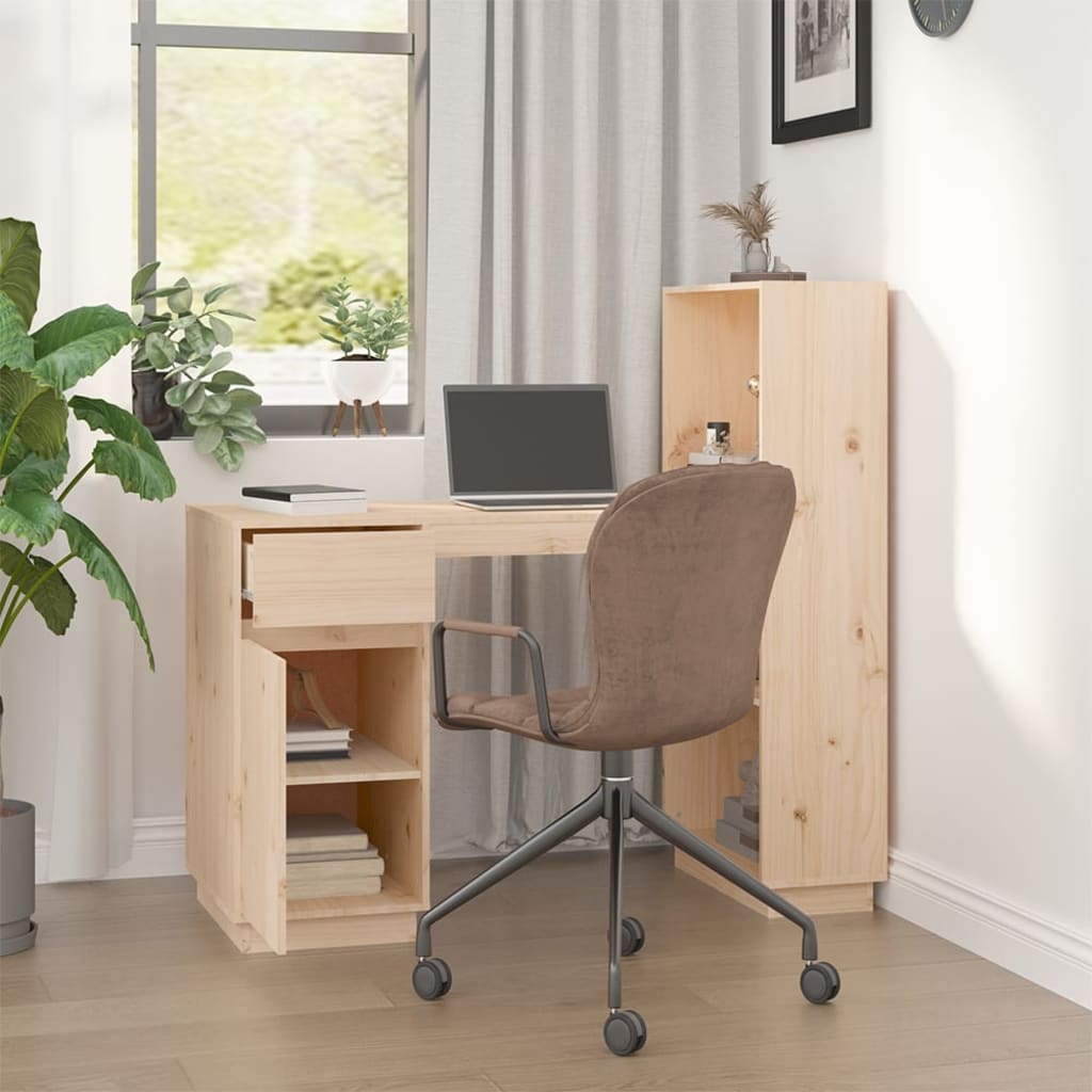 Bureau 110x53x117 cm Bois massif de pin - XIOS