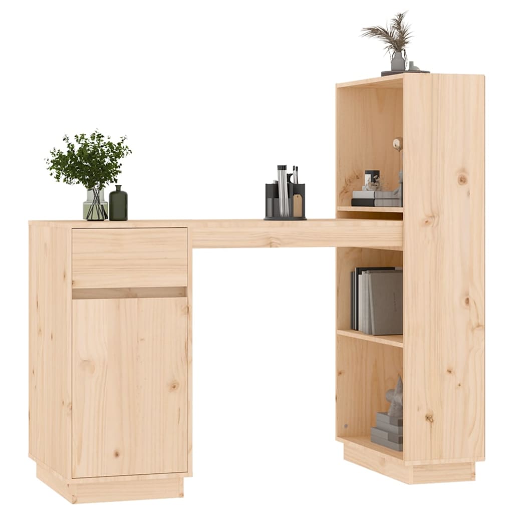 Bureau 110x53x117 cm Bois massif de pin - XIOS