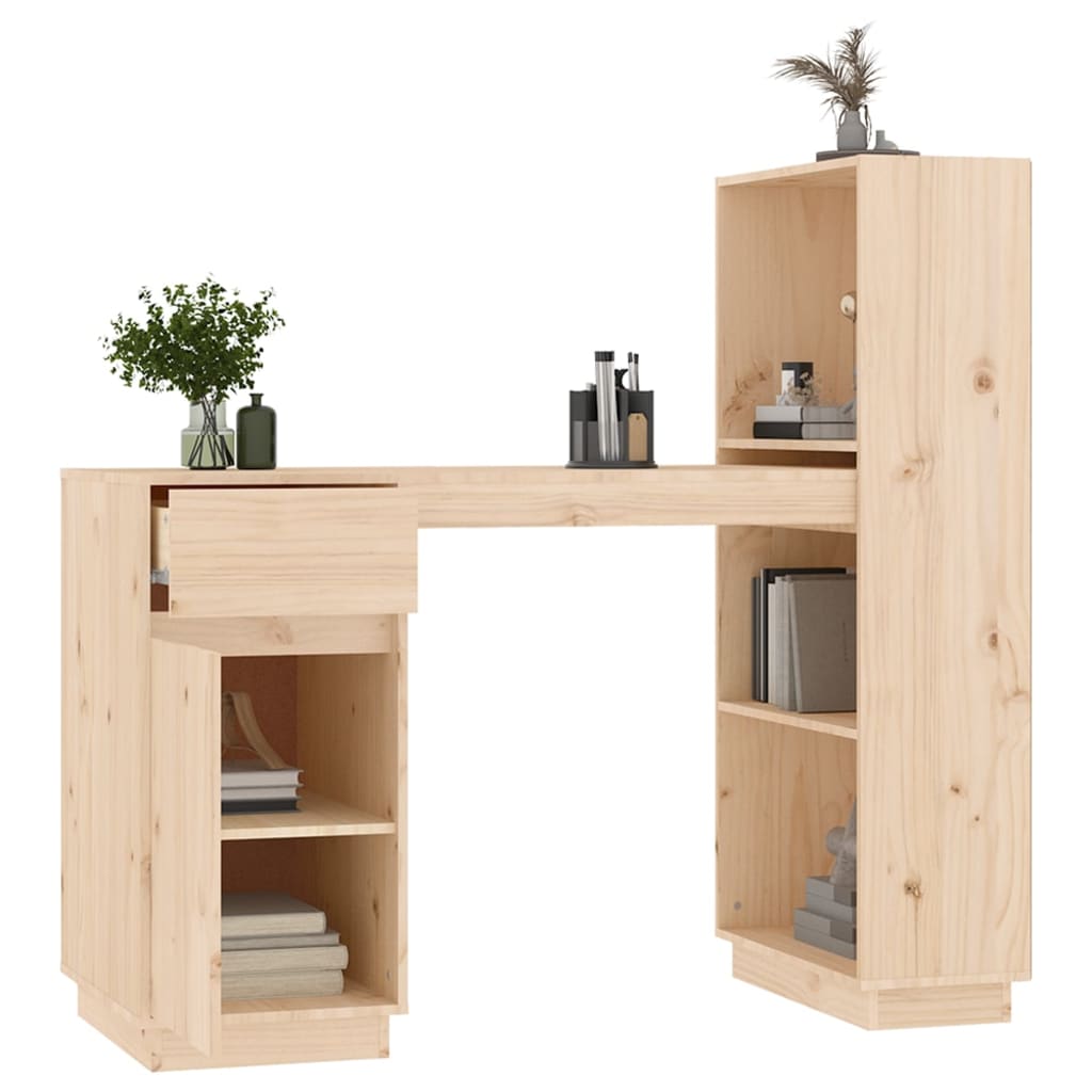 Bureau 110x53x117 cm Bois massif de pin - XIOS