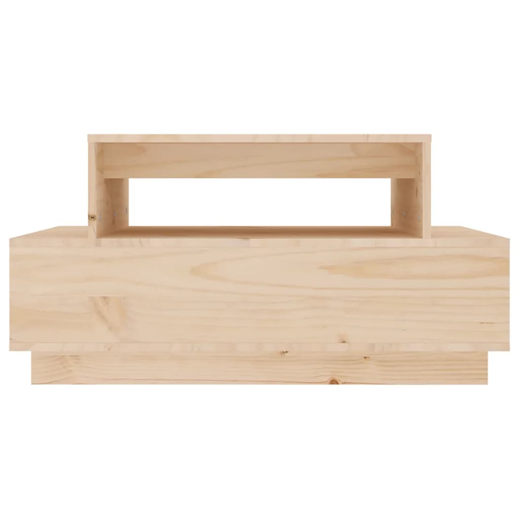 Table basse 80x55x40,5 cm Bois massif de pin - XIOS