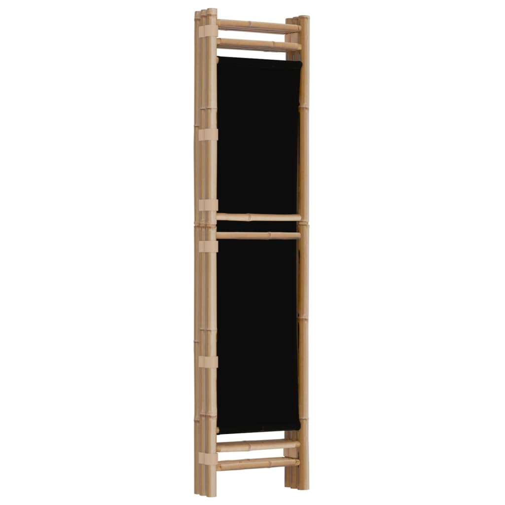 Cloison de séparation pliante 3 panneaux 120 cm Bambou et Toile - XIOS
