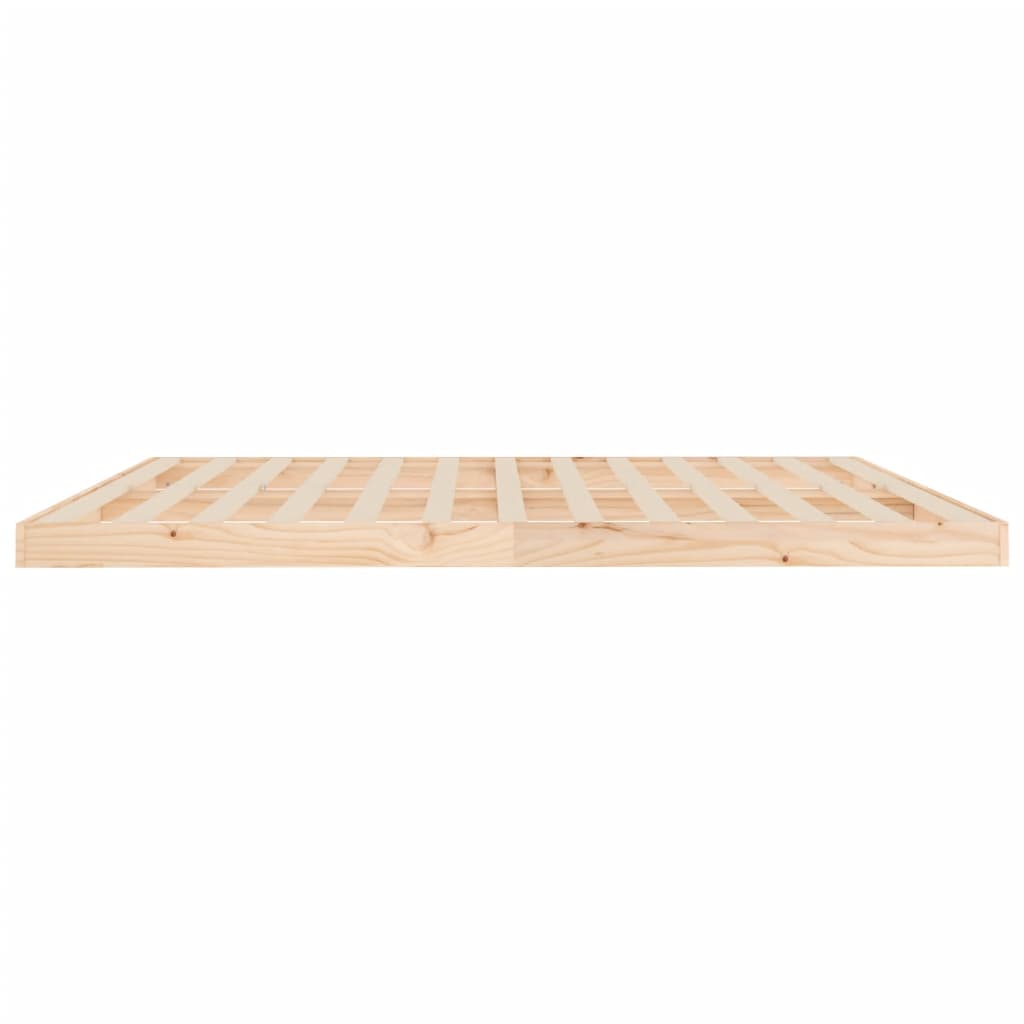 Cadre de lit sans matelas 200x200 cm bois massif de pin - XIOS
