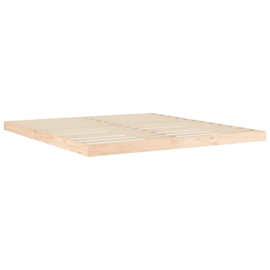 Cadre de lit sans matelas 180x200 cm bois massif de pin - XIOS