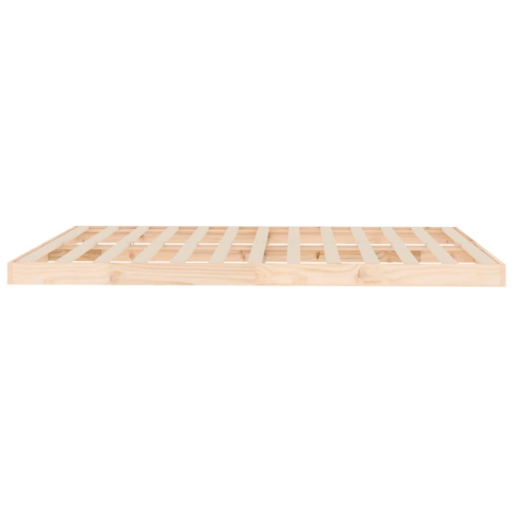 Cadre de lit sans matelas 150x200 cm bois massif de pin - XIOS