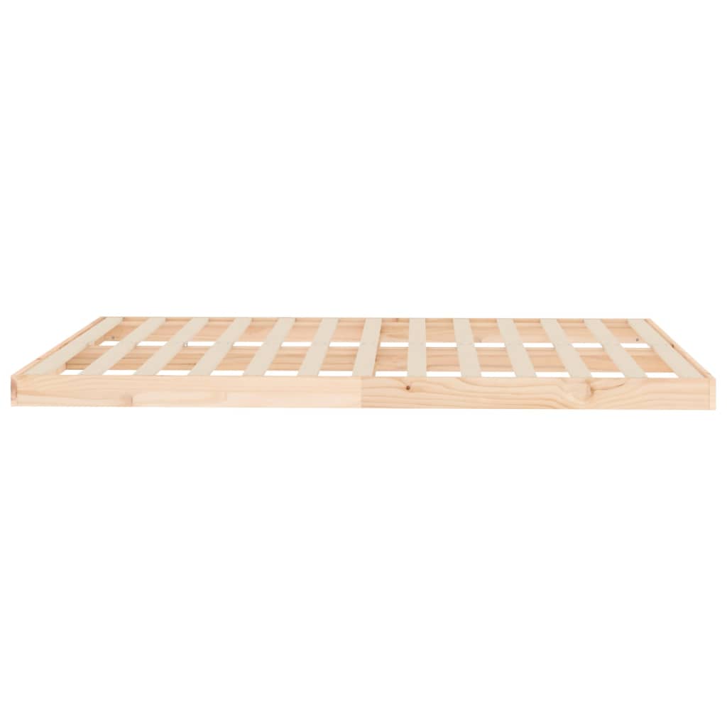 Cadre de lit sans matelas 140x200 cm bois massif de pin - XIOS