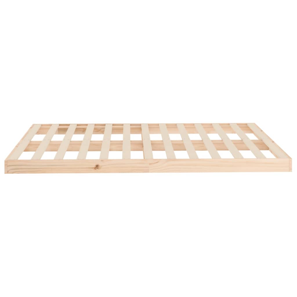 Cadre de lit sans matelas 140x190 cm bois de pin massif - XIOS
