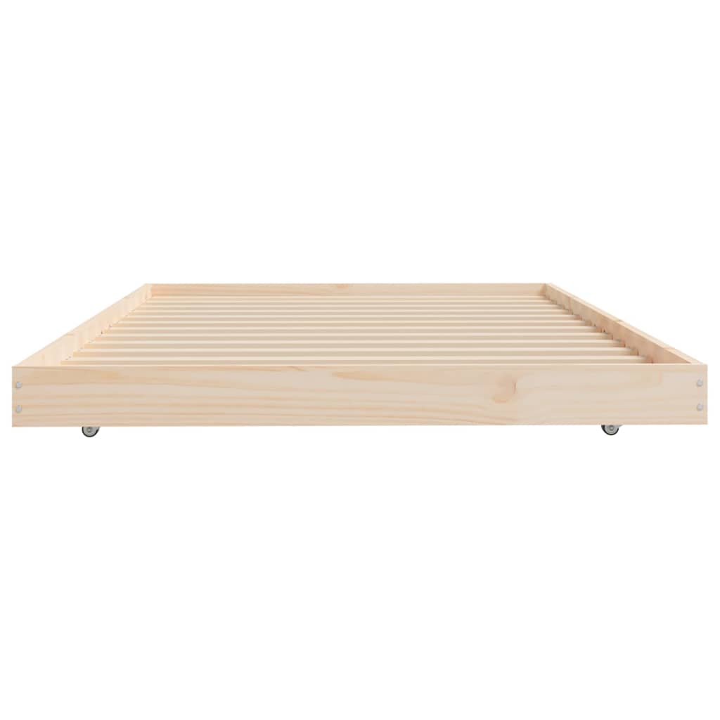Cadre de lit sans matelas 100x200 cm bois massif de pin - XIOS