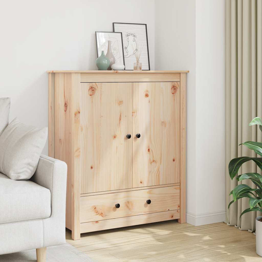 Buffet 83x41,5x100 cm Bois massif de pin - XIOS