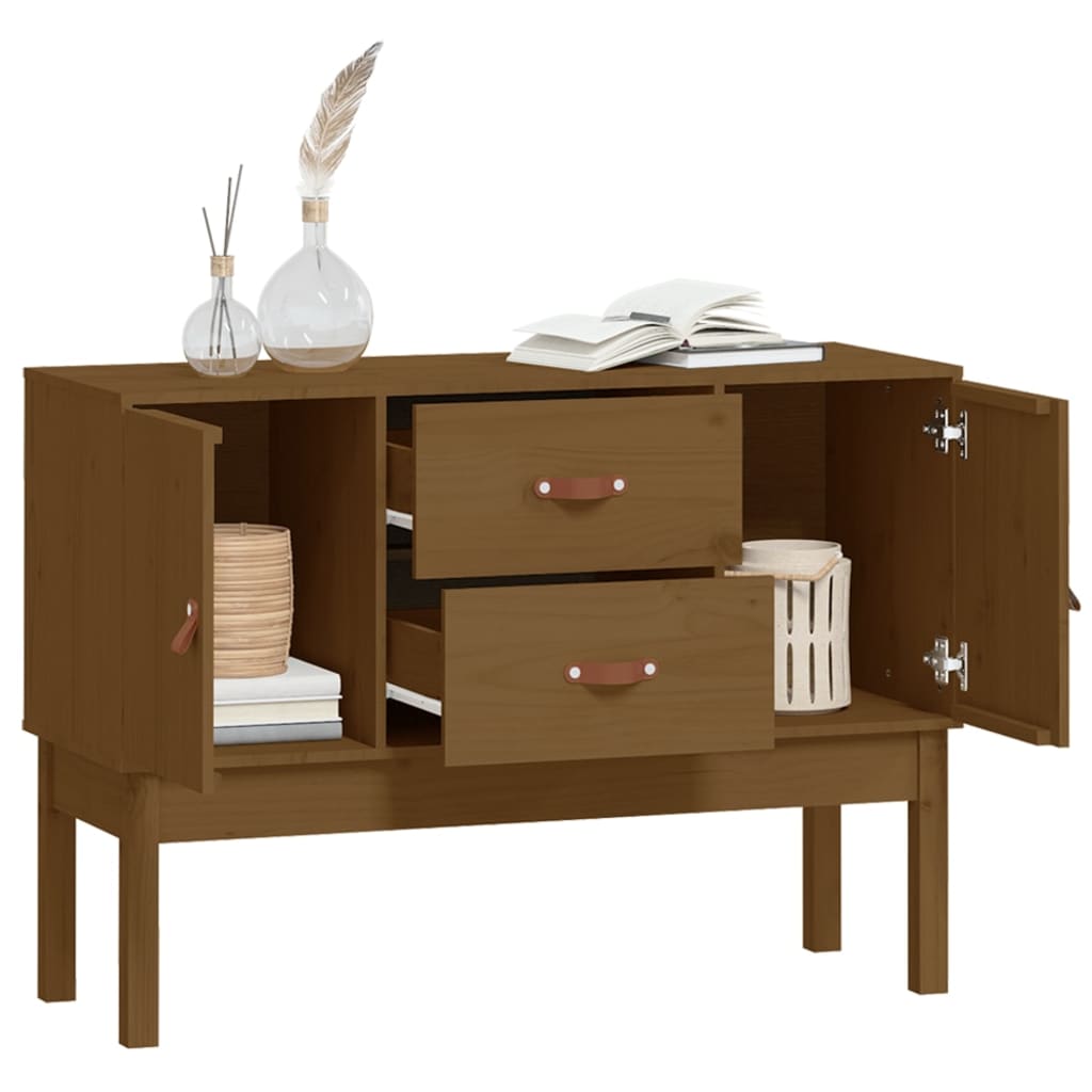 Buffet Marron miel 110x40x78 cm Bois massif de pin - XIOS