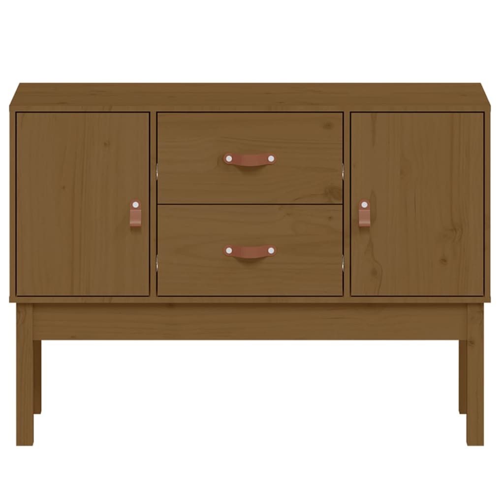 Buffet Marron miel 110x40x78 cm Bois massif de pin - XIOS