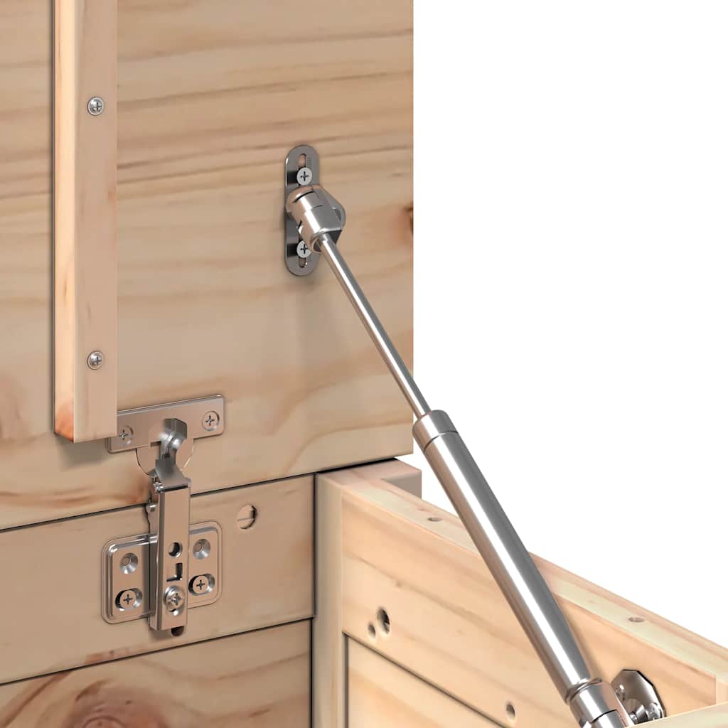 Boîte de rangement 60x32x45,5 cm Bois massif de pin - XIOS