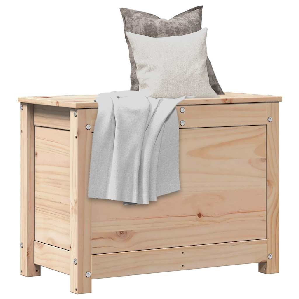Boîte de rangement 60x32x45,5 cm Bois massif de pin - XIOS