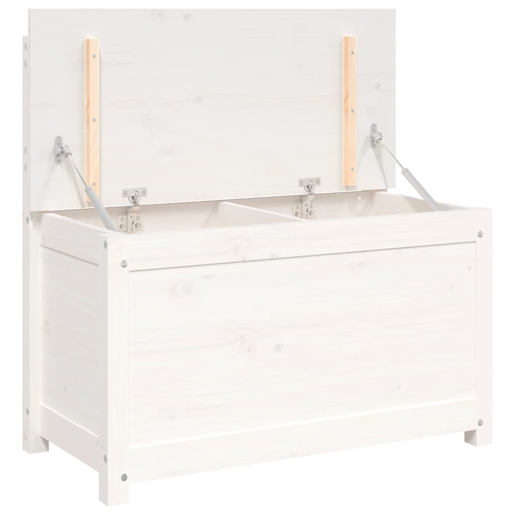 Banc Blanc 80x41x77 cm Bois de pin massif - XIOS
