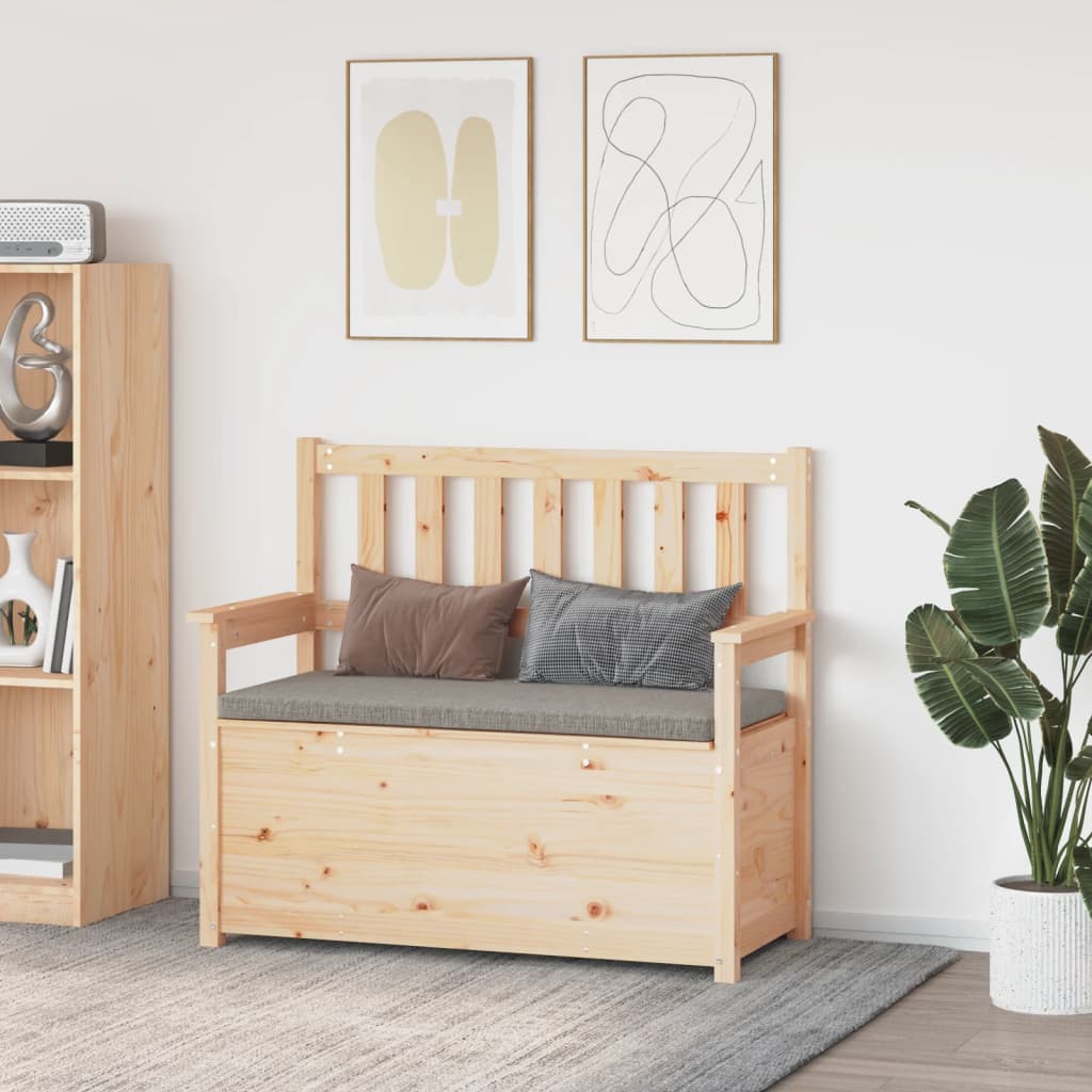 Banc 112,5x51,5x96,5 cm Bois de pin massif - XIOS