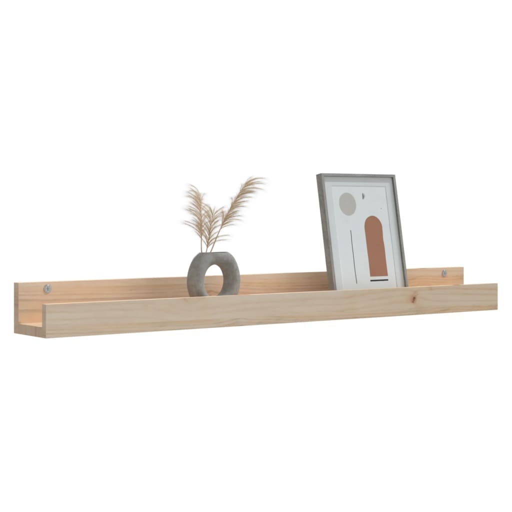 Étagères murales 2 pcs 110x12x9 cm Bois de pin massif - XIOS