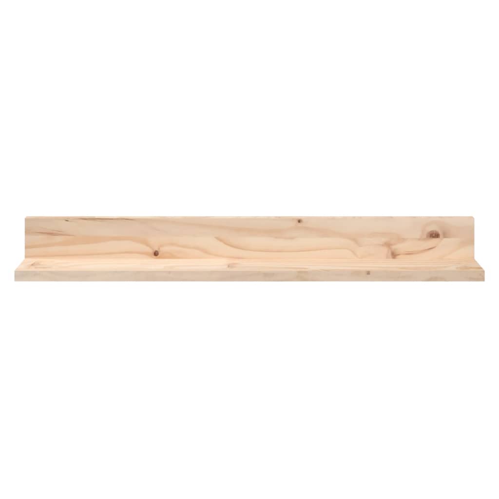 Étagères murales 2 pcs 80x11x9 cm Bois de pin massif - XIOS