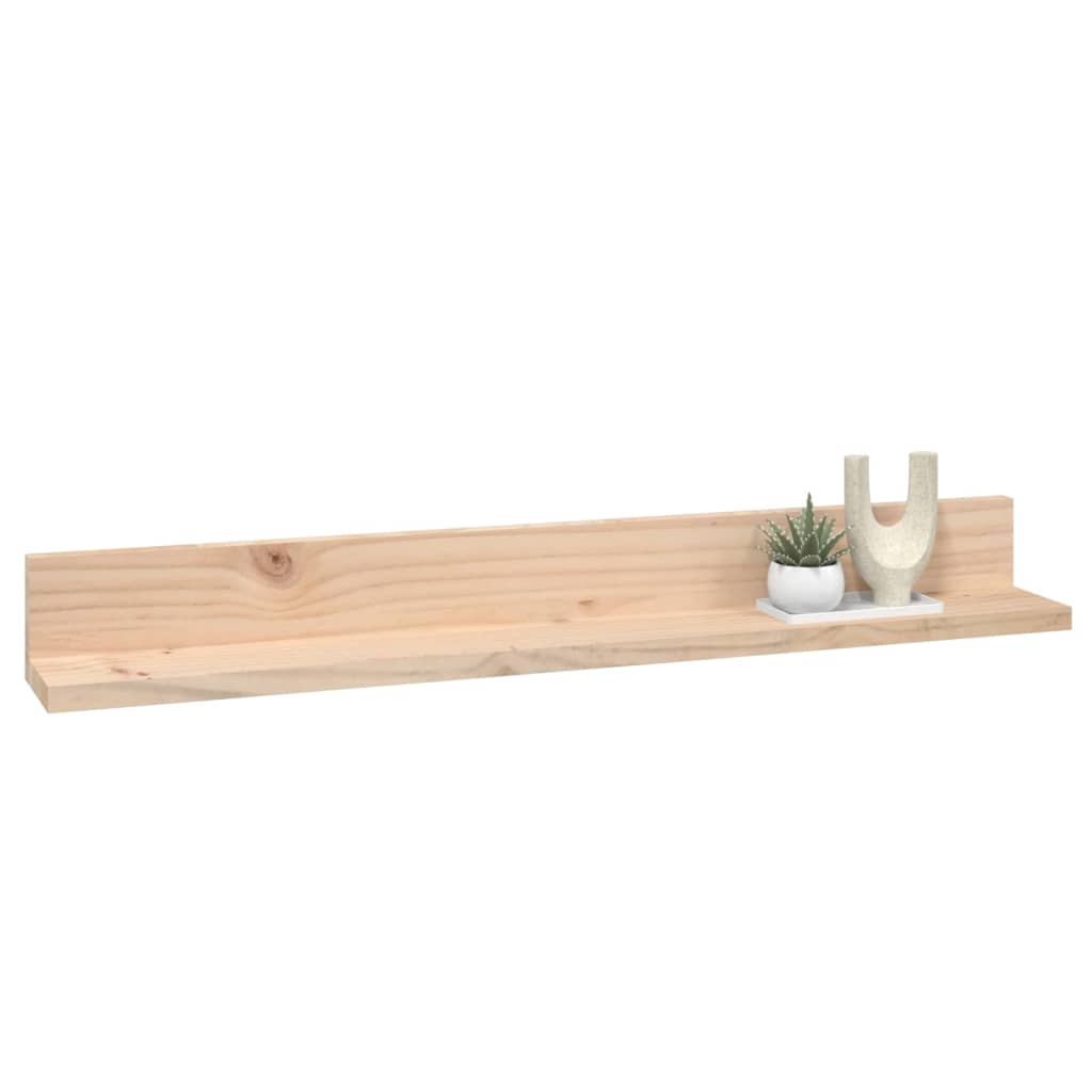 Étagères murales 2 pcs 80x11x9 cm Bois de pin massif - XIOS