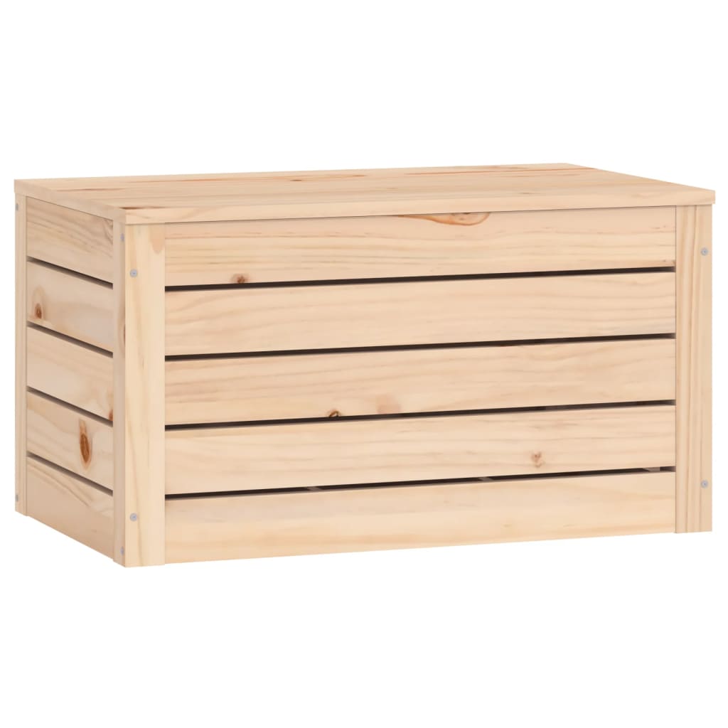 Boîte de rangement 59,5x36,5x33 cm Bois massif de pin - XIOS