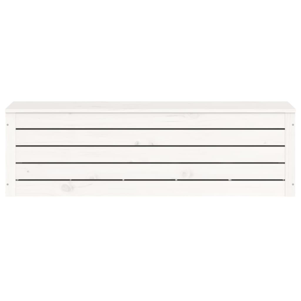 Boîte de rangement Blanc 109x36,5x33 cm Bois massif de pin - XIOS