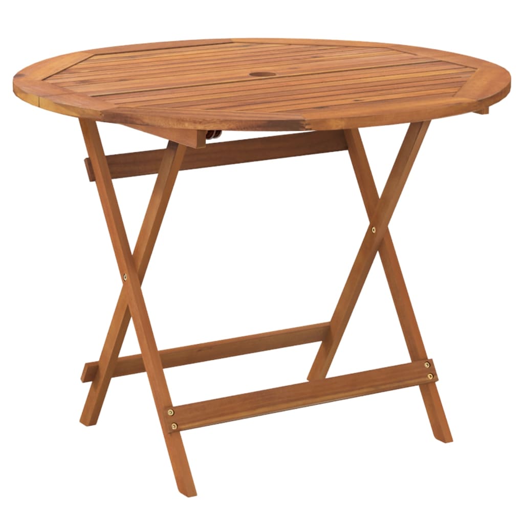 Ensemble à manger de jardin 5 pcs Bois d'acacia solide