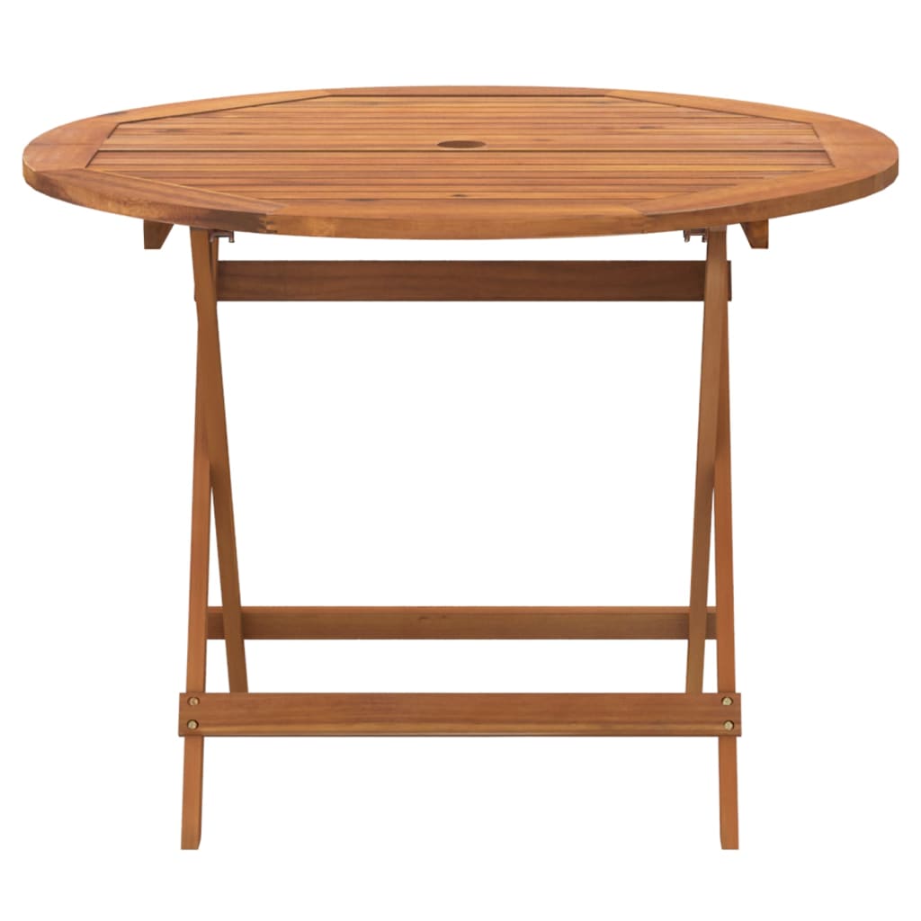 Ensemble à manger de jardin 5 pcs Bois d'acacia solide