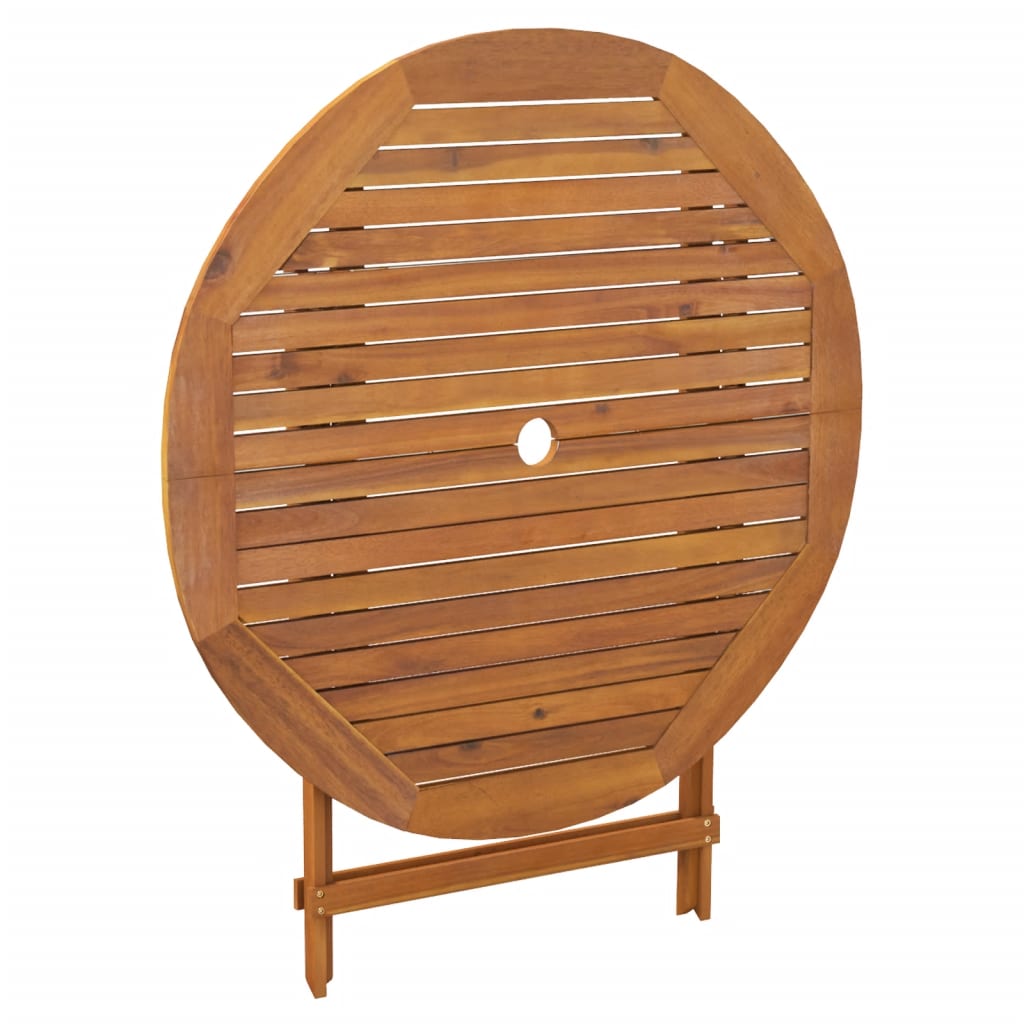 Ensemble à manger de jardin 5 pcs Bois d'acacia solide