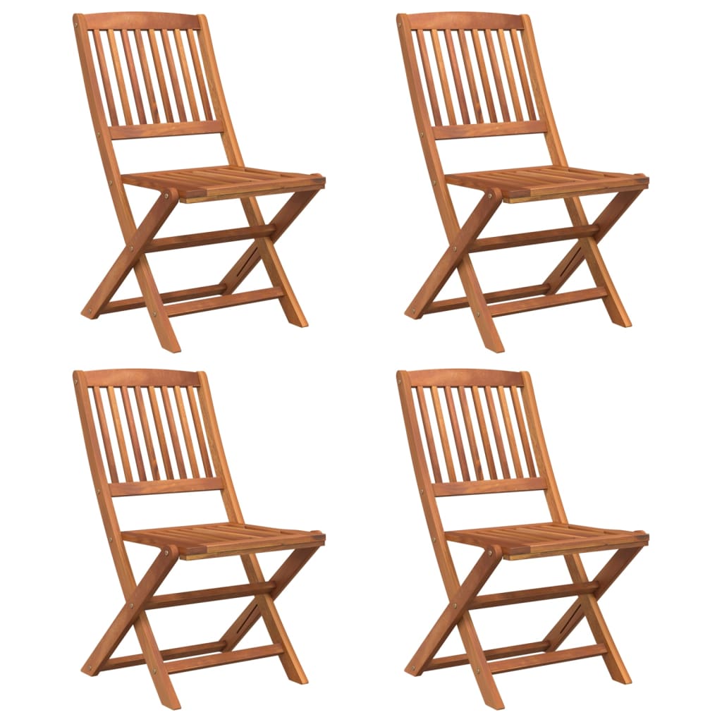 Ensemble à manger de jardin 5 pcs Bois d'acacia solide