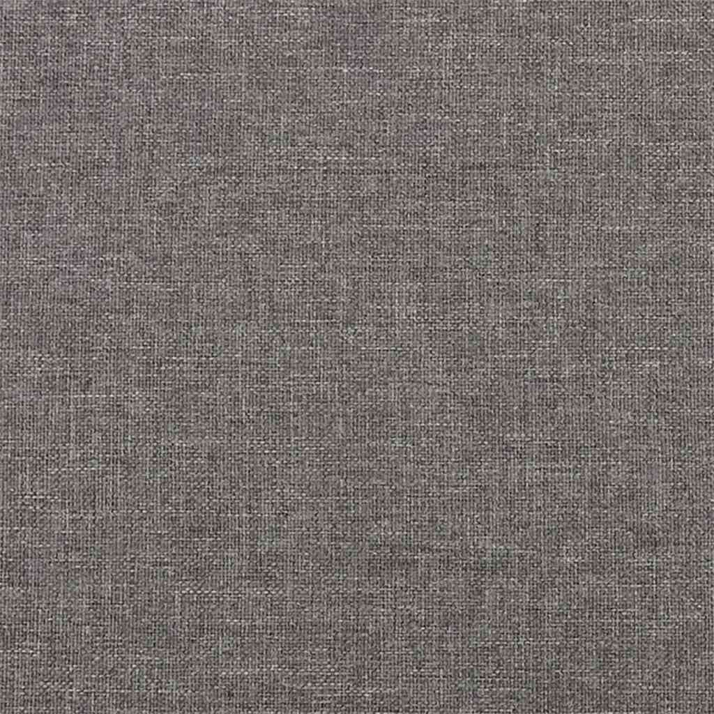 Canapé 3 places et oreillers et coussins Gris foncé 210cm Tissu