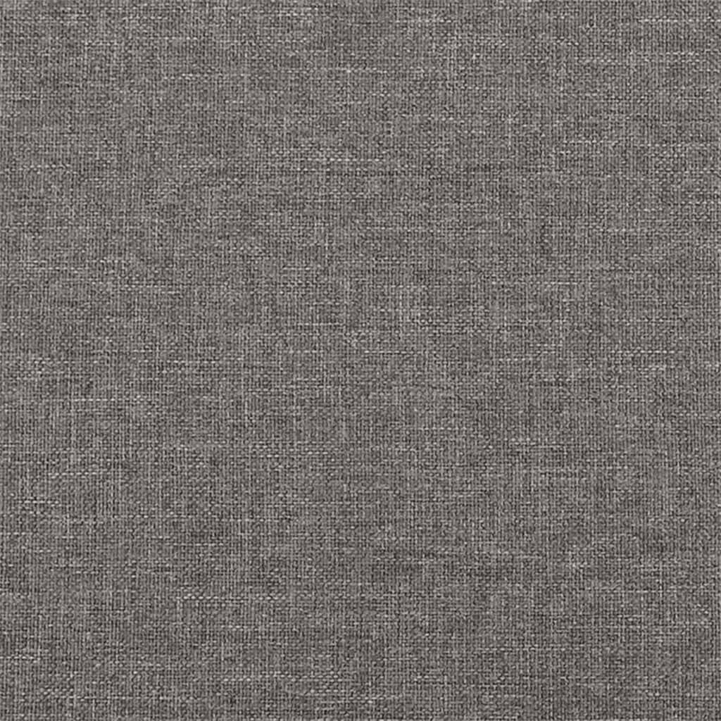 Canapé 2 places et oreillers et coussins Gris foncé 140cm Tissu - XIOS