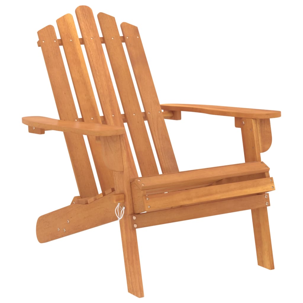 Ensemble de salon de jardin Adirondack 3 pcs bois acacia solide